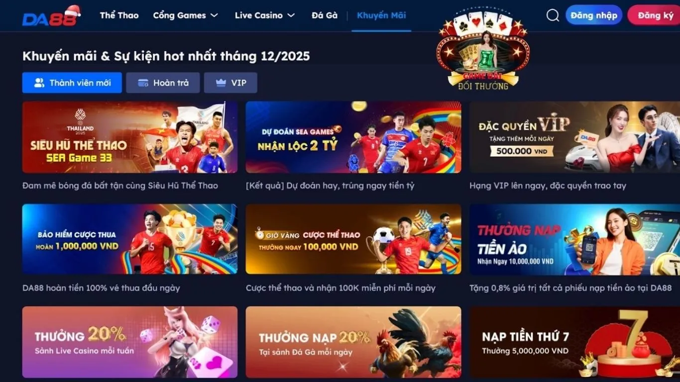 Hướng dẫn tham gia các khuyến mãi DA88 Hướng dẫn tham gia các khuyến mãi DA88