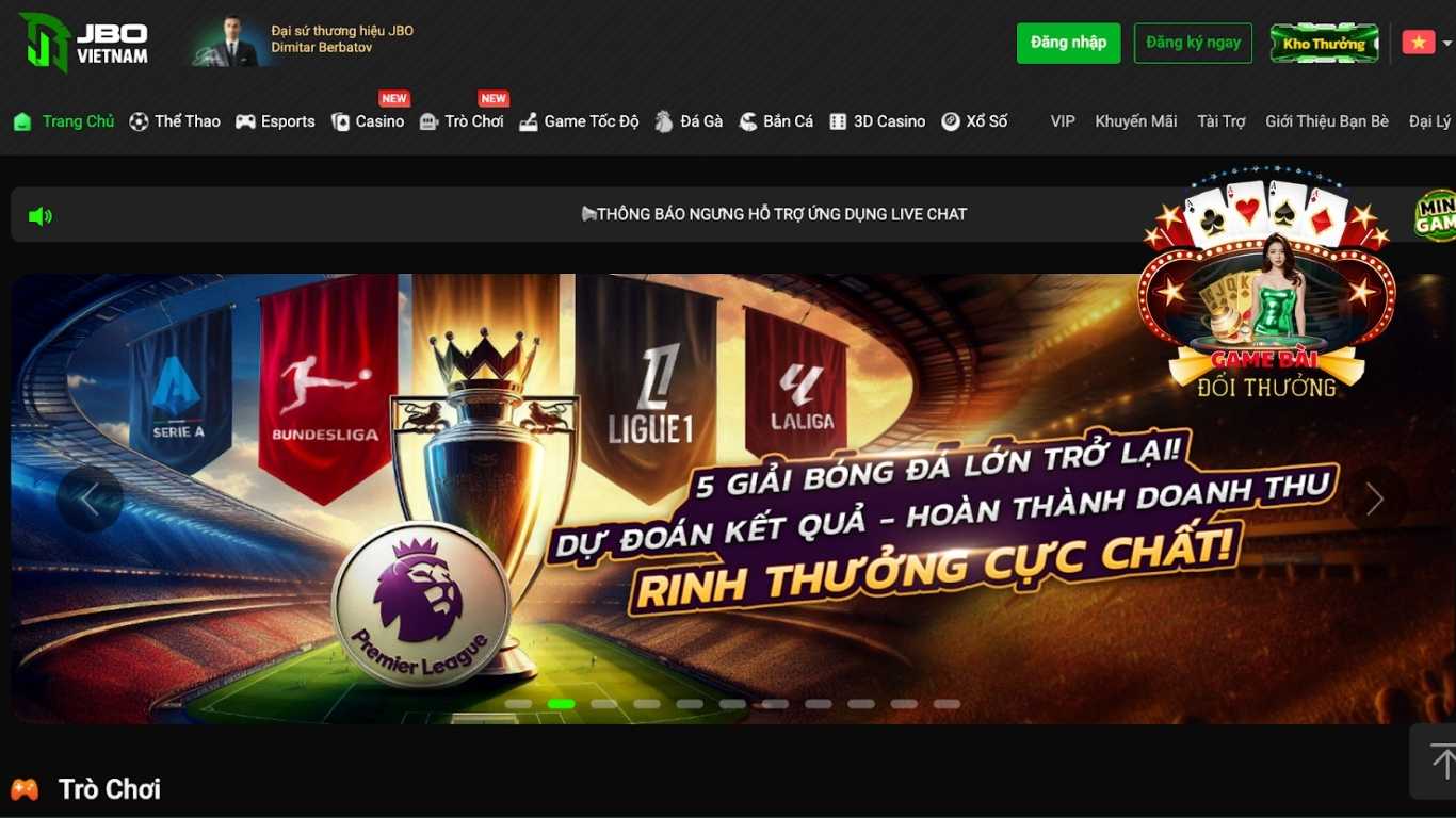 Tổng quan về nhà cái JBO